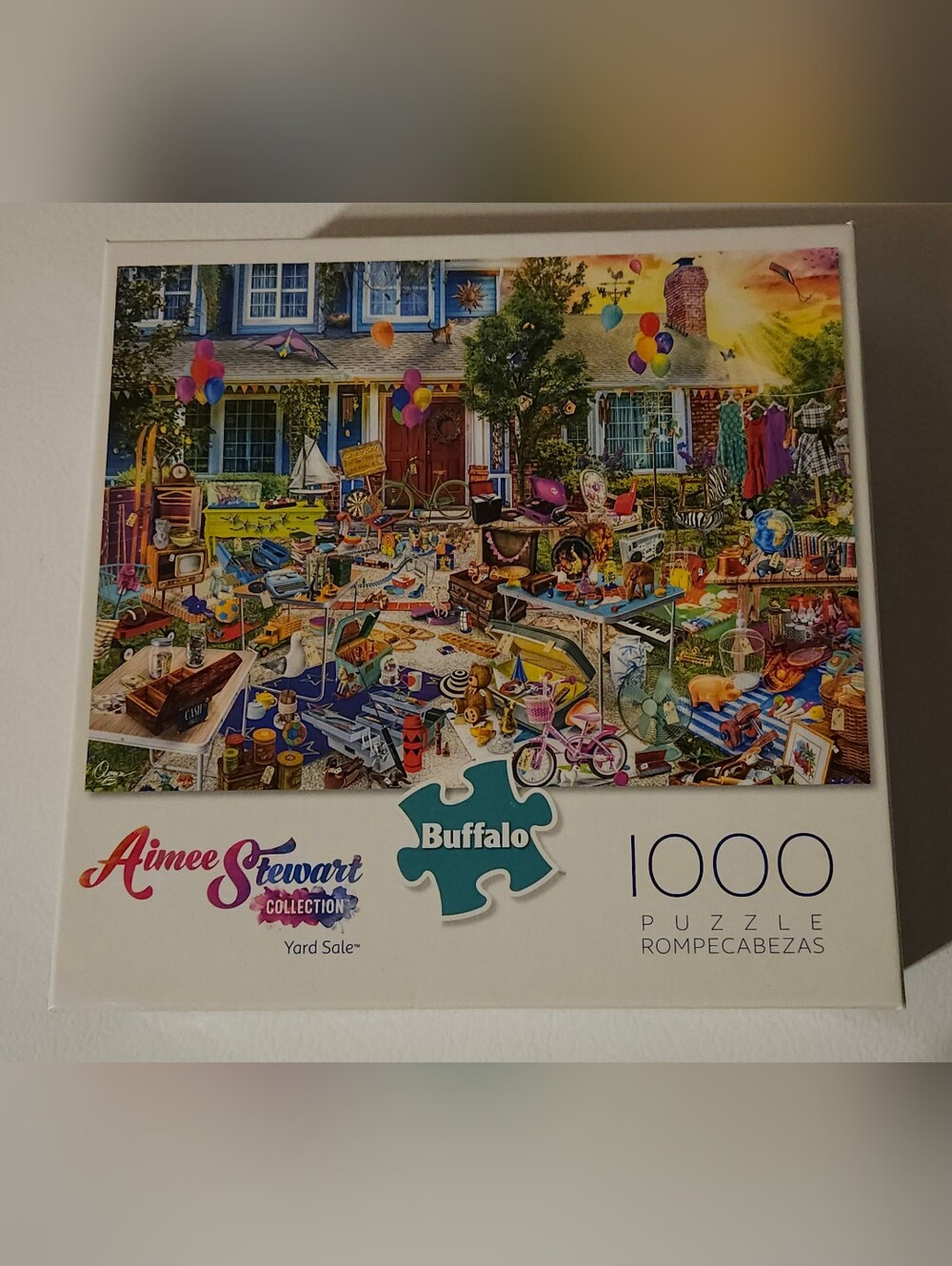 Buffalo Aimee Stewart Collection "Yard Sale" 1000-Piece Puzzle - Multicolor
